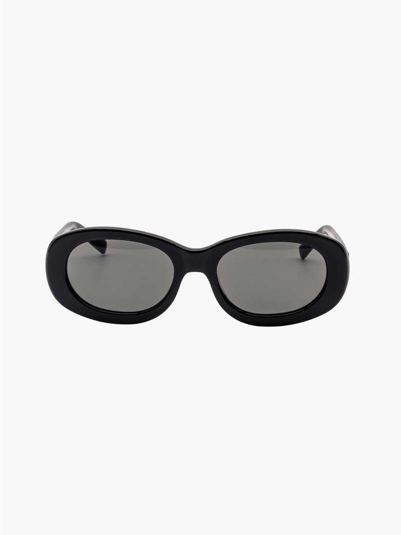 Sleek Black Oval Sunglasses For Women